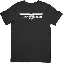 Rammstein Muzika Unisex Dydis Vyrams ir Moterims Kokybiški Medvilniniai Marškinėliai Juodi XL
