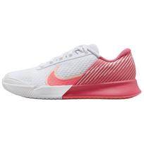 NikeCourt Air Zoom Vapor Pro 2 HC Balti Asters Rožiniai Moteriški Kedai Crimson-Tint Hot-Punch DR6192-107 36.5