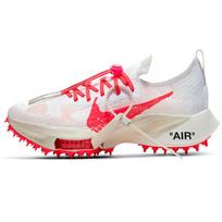Nike Air Zoom Tempo Next% Flyknit laisvalaikio batai, balti, raudoni ir balti, laisvalaikio batai, laisvalaikio batai CV0697-100 36