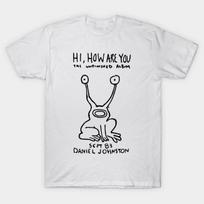 Sveiki, kaip sekasi Albumai Daniel Johnston Marškinėliai Grunge Rock Kurt Cobain Nirvana Unisex Marškinėliai XXXL