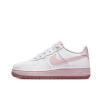 Nike Air Force 1 GS Balti Rožiniai Putplasčio Vaikų Sportbačiai CT3839-107 40