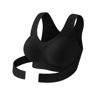FallSweet Laikysenos Korektorius Push Up Liemenėlė Priekinis Užsegimas Besiūlės Liemenėlės Nugaros Atrama Liemenėlė Belaidės Sportinės Liemenėlės Pilnos Kūno dalies Apatinis Trikotažas Moteriškas Apatinis Trikotažas S-XL XL juoda