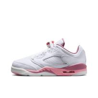 Air Jordan 5 Retro Low GS Crafted For Her Kids Sneakers White Coral-Chalk Desert-Berry DX4390-116 35.5