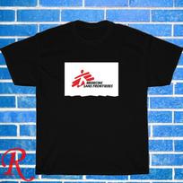 Nauja!  MSF Gydytojai be sienų Juoda Pilka Tamsiai mėlyna Balta Dydis S-5XL Unisex Marškinėliai S