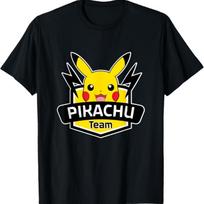 Pokémon - Komandos Pikachu Marškinėliai S juoda