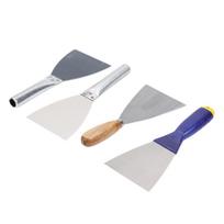 4-inch Wood Handle Stainless Steel Putty Knife 10 vnt. spalvų