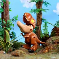 1 vnt. Mielas parko pasaulis berniukams Transformuojami dinozaurai Dino robotas Veiksmo figūrėlė Mini rankų pirštų žaislai vaikams Kalėdų dovana raudona