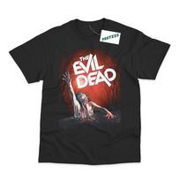 Retro Filmo plakatas įkvėptas „The Evil Dead“ Tiesioginio spausdinimo unisex marškinėliai S