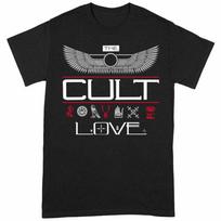 The Cult Love Juodi Klasikiniai Marškinėliai Unisex S