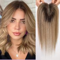 HAIRCUBE Šviesiai rudos spalvos Ombre plaukų žirklės, skirtos plaukų slinkimui, 3 Clip.