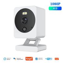 Tuya Smart Mini WiFi kamera 5MP Vidinė Belaidė 4X Priartinimas Namų Apsaugos Kameros AI Žmogaus Aptikimas 1080P HD CCTV Vaizdo Stebėjimas 1080P Cam NO SD Card