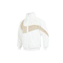 Nike NSW Swoosh dirbtinio kailio šilta striukė vyriškos striukės Balta FB7664-133 L