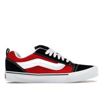 Vans Vyriški Knu-Skool Juodi Raudoni Unisex Sportbačiai True-White VN0009QC6RT 36.5