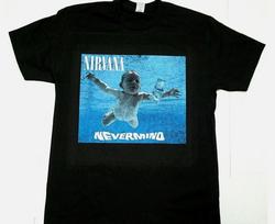 NIRVANA 'Nevermind' marškinėliai, Grunge Rock Kurt Cobain marškinėlis, Dydis S iki 4XL 4XL