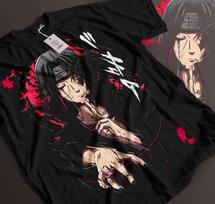 Itachi Uchiha marškinėliai Naruto Shippuden Japonų Anime Manga stiliaus marškinėliai Dovana 347 S