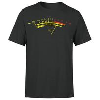 VU Tee Men's Black Cool Meter Analog     Mens TShirt P1 OR A 4XL
