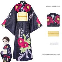 Anime Demon Slayer Kimetsu no Yaiba Cosplay Kostiumas Tamayo Vienodas Kimono Cosplay Kostiumai Helovino Karnavalo Šventė Moteriškas Kostiumas L