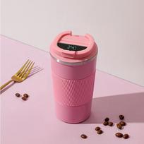 Išmanusis termoso butelis kavos LED temperatūros ekranui 510 ml termo puodelis, izoliuotas stiklainis taza termica garrafa copo 510ml