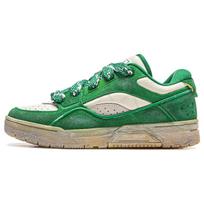 Li Ning Rsr 101 Xxl Jūros dumblių smūgio absorbcija Neslystantys Atsparūs dilimui Žemo profilio Krepšinio batai Unisex sportbačiai Žali Pilki ABCT041-5 37
