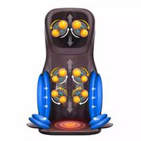 JAIYORL masažuoklis-kėdė su šildymu, Shiatsu kaklui, nugarai, nešiojamas, su suspaudimo, vibravimo masažu pečiams, visam kūnui, skausmui US Plug juoda