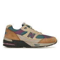 Palace x New Balance 991 Pagaminta Anglijoje Taos Taupe Grape Vyriški sportbačiai Teal Black Grape-Juice M991PAL 41.5