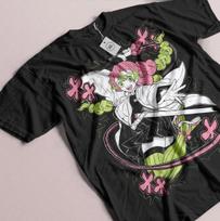 Mitsuri Kanroji Marškinėliai Meilės Hashira Marškinėliai Demon Slayer Marškinėliai Akaza Doma Marškinėliai S