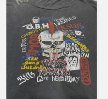 Vintažiniai 70-ųjų pankroko grupės Uk Subs The Adicts Chaos Uk marškinėliai trumpomis rankovėmis 4XL