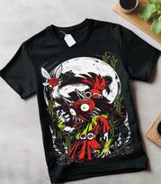 Majoras Mask T-shirt The Legend of Zelda Graphic Print Anime Gift Shirt All Size XL