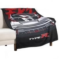 Civic Type R FK2 Pagrindinis Marškinėlis Mesti Antklodę purią antklodę Pikniko Antklodę# 75X95CM pilka spalva