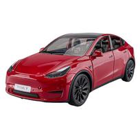 1/24 Tesla MODEL Y Lydinio Automobilio Modelis Diecast Metalinis Žaislinis Transporto Priemonės Automobilio Modelis Simuliacija Kolekcija Garsas Šviesa Vaikų Žaislas Dovana