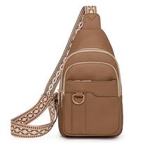 Rankinė ant peties moterims Crossbody krepšys Sling piniginė Juosmens krepšiai Veganinės odos krūtinės krepšys Moteriškas peties tote Blet krepšys Kelioninis kuprinė su reguliuojamu dirželiu chaki