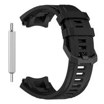 Silikoninis dirželis, skirtas Huami Amazfit T-Rex 3 išmaniajam laikrodžiui For Amazfit T-Rex 3 juoda
