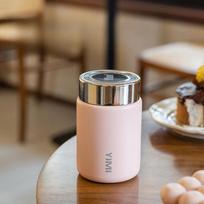 316 nerūdijančio plieno mini termosas kavos puodelis, 12oz nepralaidus vakuuminis izoliuotas vandens butelis kelionėms, stovyklavimui, biurui 230ML oranžinė