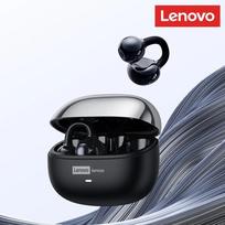Originalios Lenovo LE302 Bluetooth 6.0 belaidės ausinės, ausies segtuko tipo, sportinės muzikinės ausinės, Hi-Fi stereo, su triukšmo slopinimo funkcija juoda