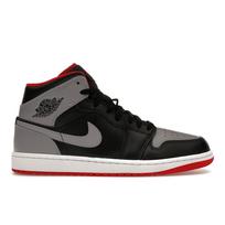 Air Jordan 1 Mid Bred Shadow vyriški sportbačiai pilki juodi cemento pilka DQ8426-006 44.5