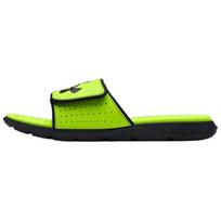 Under Armour Ignite Pro šlepetės Aukštos matomumo geltonos Vyriški sportbačiai Juodi 3026023-302 46