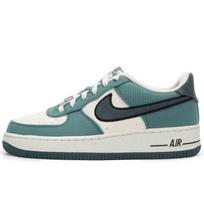 Nike Air Force 1 LV8 GS Notebook Doodle Pack - Vintažinės žalia spalvos vaikiški sportbačiai Kokoso pienas Bicoastal Gum-Tamsiai rudas FN4731-100 36