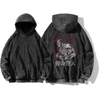 Anime Attack On Titan Reiner Braun Spausdintas Su Gobtuvu Vyrams Moterims Shingeki No Kyojin Gobtuvai Harajuku Unisex Skalbtas Medvilninis Palaidinukas M