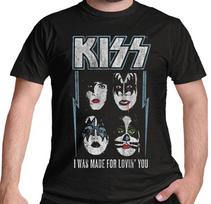 Kiss Marškinėliai Pagaminti Tave Mylėti Logotipas Grupė Glam Rock Juodi Nauji Oficialūs M