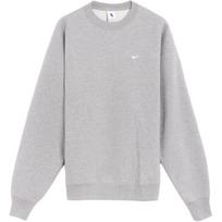 Nike Solo Swoosh Fleece Crewneck Pilki Vyriški Viršutiniai Drabužiai DX1361-063 XL