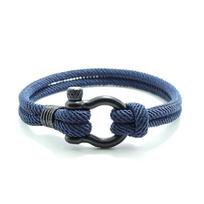 Nauja vyriška apyrankė 4mm Laimingos virvės apyrankė Homme Berniukui Dovana Lauko Išgyvenimo Brazalete Pulseira Masculina Virvės grandinėlė Pulsera 20cm