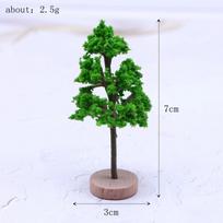 Modeliniai medeliai ir dirbtinio samanoto akmens/medinio pagrindo dekoracijos, 1–6 coliai/2,54–15,24 cm mišrios modelinių medžių scenos, dirbtiniai medeliai „pasidaryk pats“ rankdarbiams,