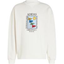 Adidas Originals Olpc Crew 2 raidžių spaudinys minkštas ilgomis rankovėmis džemperis vyriškas džemperis off-white IX6745 XS white