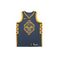 Nike Golden State Warriors Stephen Curry City Edition NBA marškinėliai 2018-2019 Vyriški marškinėliai Mėlyni AJ4610-428 M