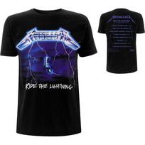 Metallica unisex marškinėliai: Jokite žaibo takais (Atgal Spausdinti) 3XL