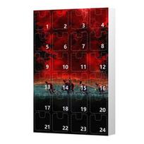 Stranger Things Advento kalendorius 24 dienų Kalėdų atgalinio skaičiavimo dėžutė Daugiafunkcės šventinės dekoracijos vaikų kambariams, automobiliams ir vakarėliams Šventinė dovana E