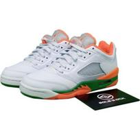 Jordan 5 Retro Low Majamio „Hurricanes“ (GS) Ryškiai oranžinė FQ1293-018 EU 36.5 pilka/žalia