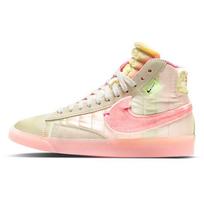 Nike Blazer Mid Rebel Pavasario šventės Moteriški kedai Rožiniai Kokoso pienas-Balti Rožinės spalvos atspalvis DD8482-163 36