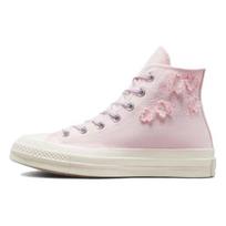 Converse 1970-ųjų vyšnių žiedų siuvinėjimo aukštakulniai drobės sportbačiai Unisex sportbačiai Rožiniai A06221C 35