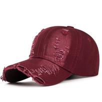 Pavasaris Ruduo Džinsinė Kepurė Skylutės Vyrams Skėtis nuo Saulės Kepuraitė Su Snapeliu Moterims Uodega Panama Kepurė Snapback Kepurė Skydelis nuo Saulės Kepurės raudona